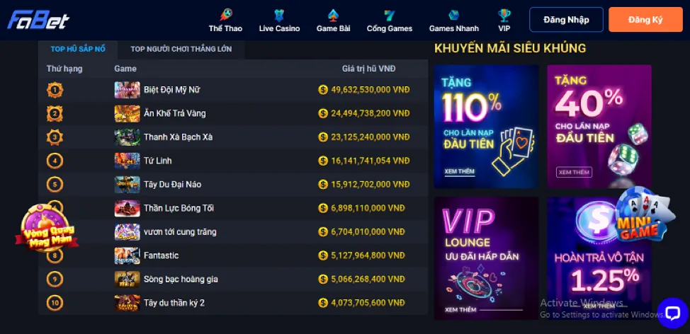 Giao diện đặt cược đá gà dễ dàng tại 88vv Bet